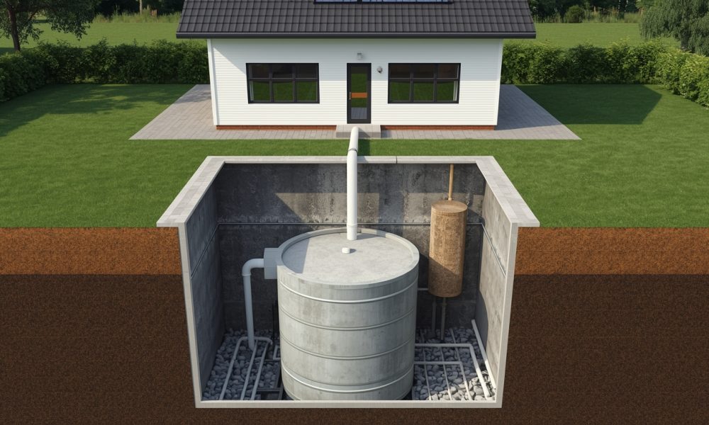 Pełny poradnik poświęcony wyboru, osadzenia oraz codziennej eksploatacji zbiornika betonowego